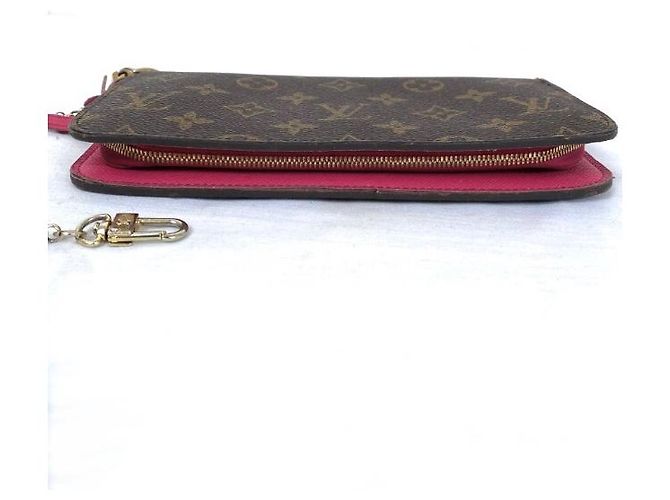 Louis Vuitton UNGEWÖHNLICHE STOFFBRIEFTASCHE Braun - Ansicht 7