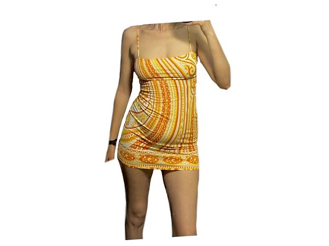 Kleines Dolce & Gabbana Strandkleid Orange - Ansicht 5