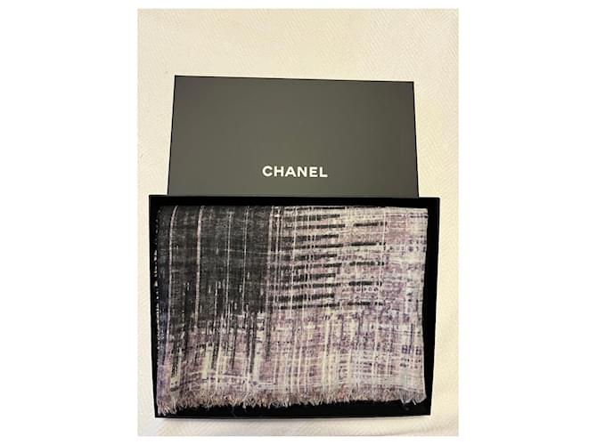 Chanel Kaschmirschal Mehrfarben - Ansicht 11