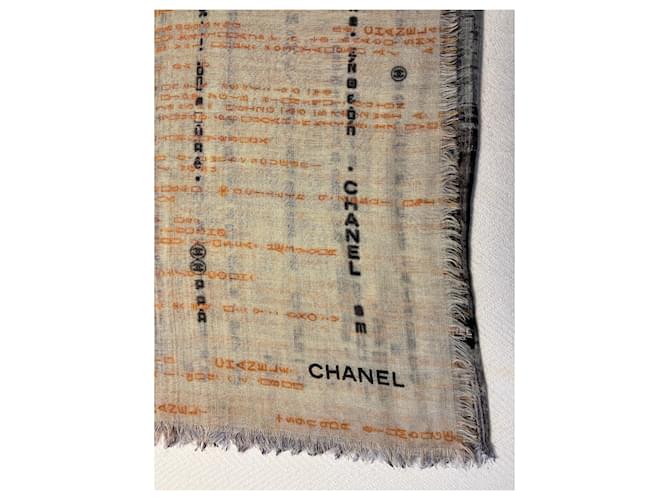 Chanel Kaschmirschal Mehrfarben - Ansicht 3