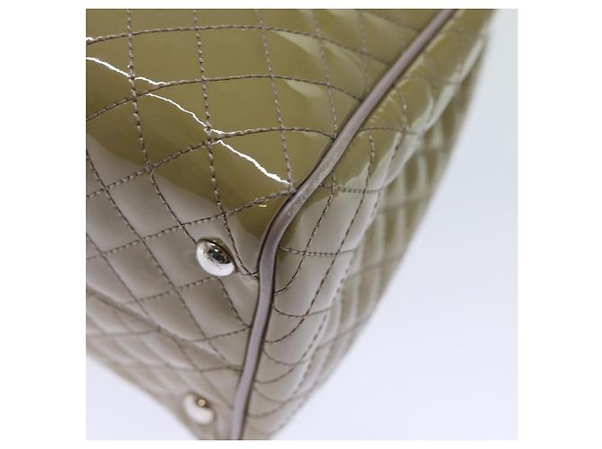 Salvatore Ferragamo Borsa A Mano Smalto Beige Auth cl837 - vista 15