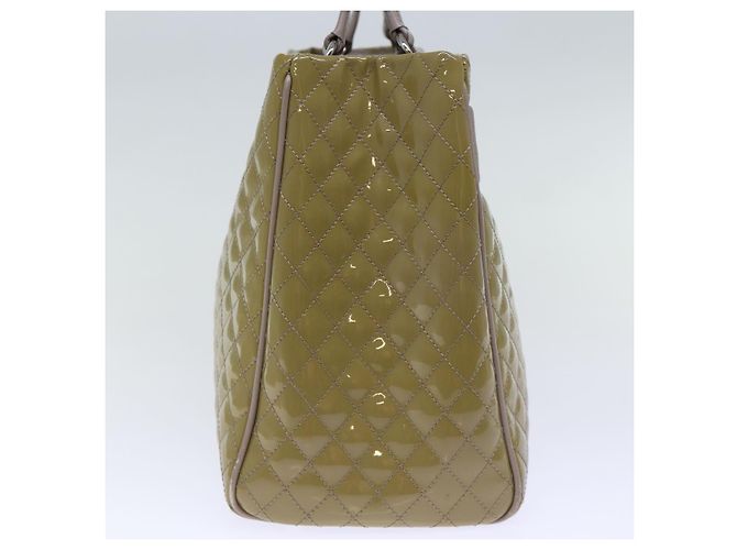 Salvatore Ferragamo Borsa A Mano Smalto Beige Auth cl837 - vista 3