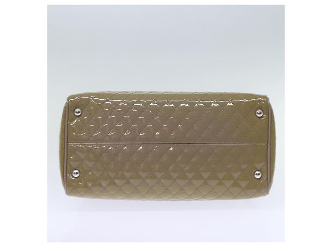 Salvatore Ferragamo Borsa A Mano Smalto Beige Auth cl837 - vista 5