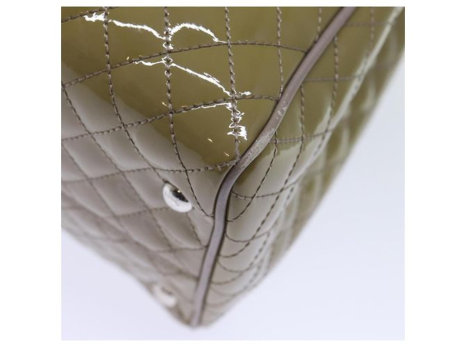 Salvatore Ferragamo Borsa A Mano Smalto Beige Auth cl837 - vista 9