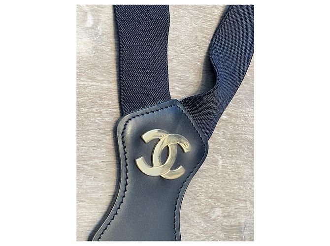 Chanel Collezionista Nero Bianco Gold hardware - vista 2