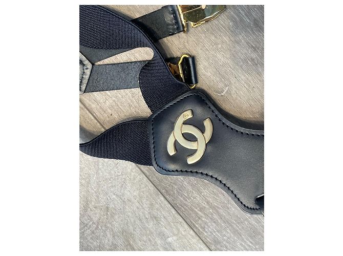 Chanel Collezionista Nero Bianco Gold hardware - vista 5