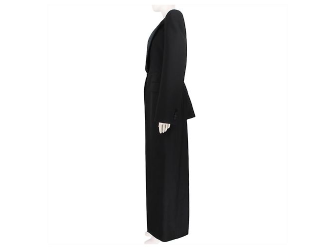 Alexander McQueen Satin Lapel Tailcoat - view 3