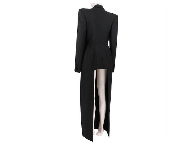 Alexander McQueen Satin Lapel Tailcoat - view 4