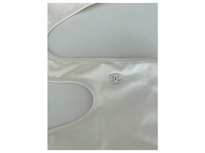 Chanel Badeanzug weiß - Ansicht 3