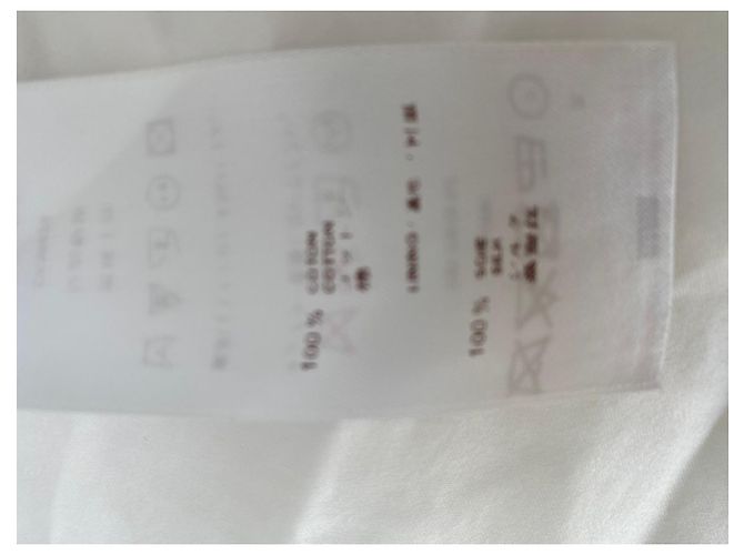 Vestido de encaje de algodón blanco Louis Vuitton - vista 7