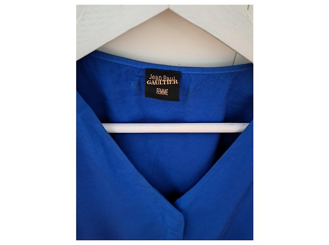 Top Jean Paul Gaultier Azul de Viscosa - vista 3