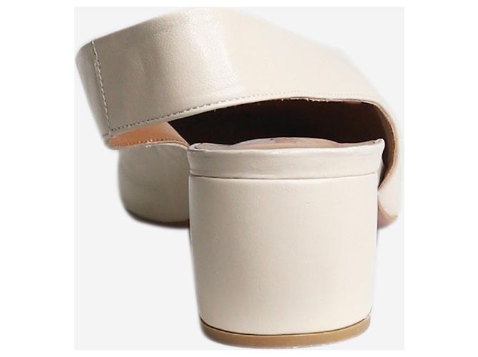 By Far Décolleté slingback in pelle neutra - taglia EU 40 - vista 4