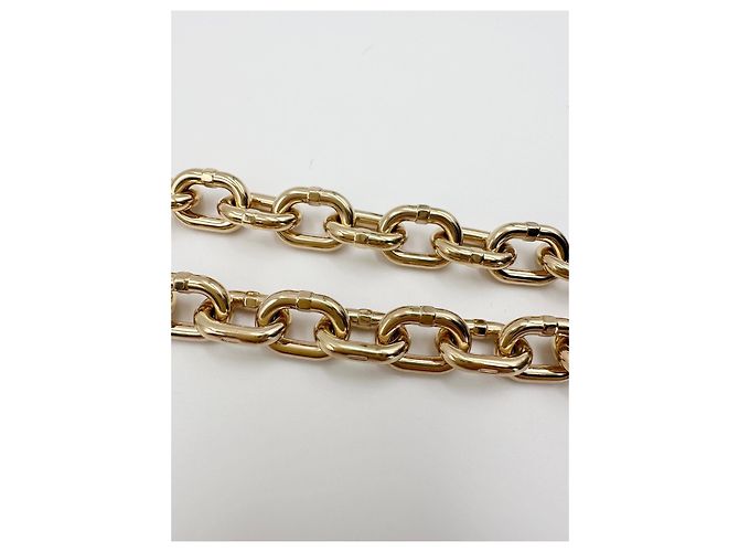 Correa de cadena Louis Vuitton de metal dorado. - vista 6