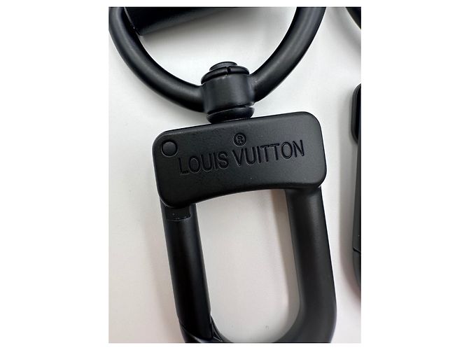 Maxi tracolla larga amovibile regolabile Louis Vuitton per borse viaggio messenger Nero - vista 8