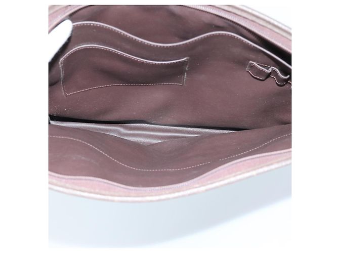 Autre Marque Burberrys Nova Check Pochette Tela Marrone Auth bs13823 - vista 10