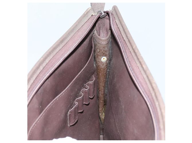 Autre Marque Burberrys Nova Check Pochette Tela Marrone Auth bs13823 - vista 11