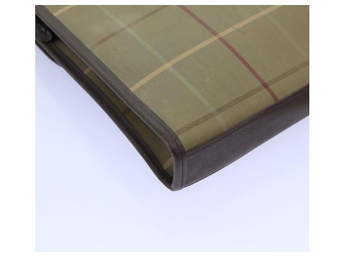 Autre Marque Burberrys Nova Check Pochette Tela Marrone Auth bs13823 - vista 15