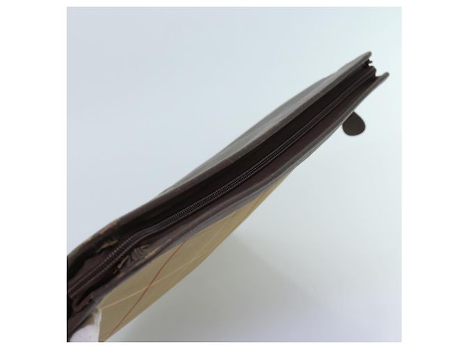 Autre Marque Burberrys Nova Check Pochette Tela Marrone Auth bs13823 - vista 5