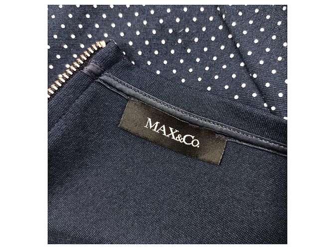 Abito a pois blu di Max & Co. Bianco - vista 3