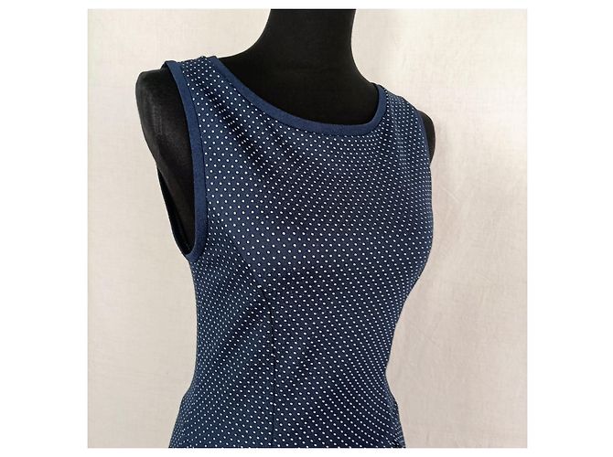 Abito a pois blu di Max & Co. Bianco - vista 7
