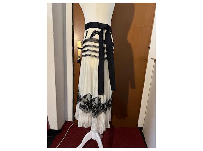 Falda de verano La Perla con encaje negro - vista 2