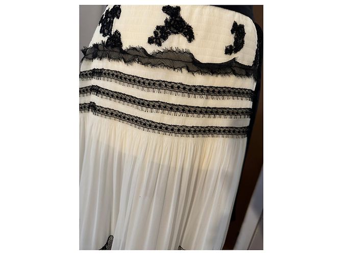 Falda de verano La Perla con encaje negro - vista 3