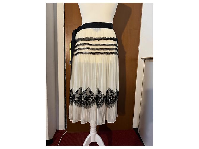 Falda de verano La Perla con encaje negro - vista 4