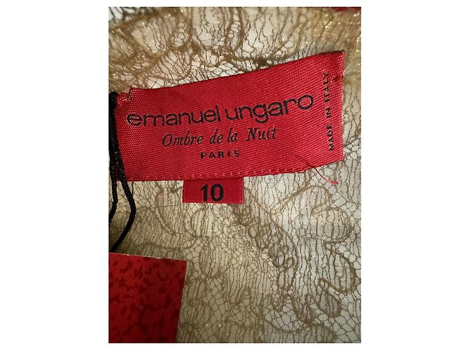 Top Emanuel Ungaro Dorado de Poliéster - vista 5