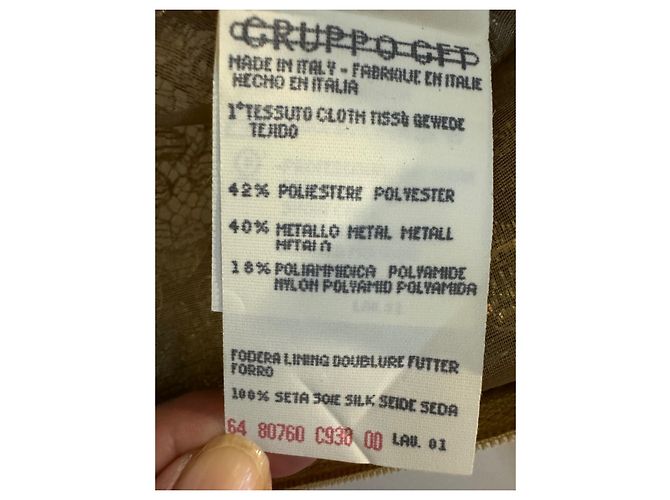 Top Emanuel Ungaro Dorado de Poliéster - vista 7