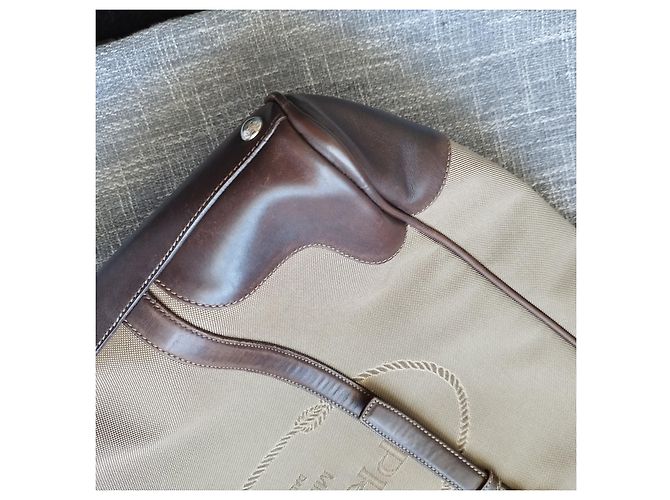 Tote Borsone da viaggio in tela Prada Beige - vista 11