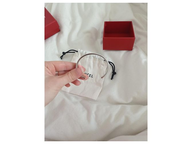 Bracciale Lancel - acciaio argentato e blu navy Argento - vista 5
