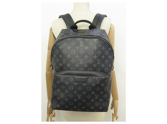 NEW LOUIS VUITTON DISCOVERY MM BACKPACK MONOGRAM CANVAS ECLIPSE BACKPACK Grey - view 7