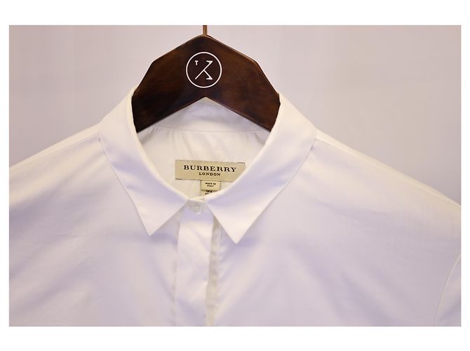 Camisa Burberry Peplum en algodón blanco - vista 5