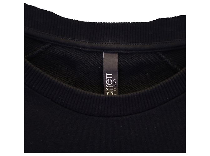 Bedruckter Pullover aus schwarzer Baumwolle von Neil Barrett - Ansicht 2