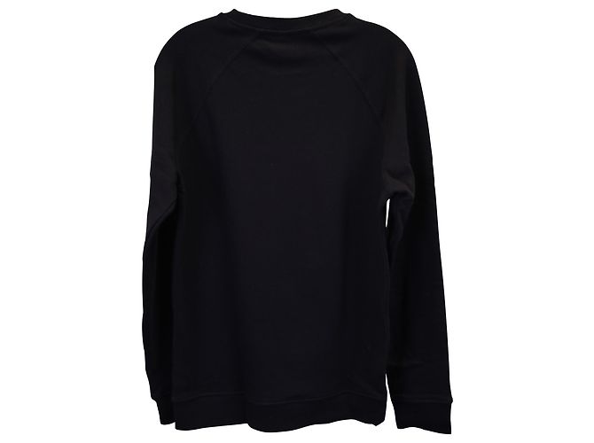 Bedruckter Pullover aus schwarzer Baumwolle von Neil Barrett - Ansicht 3