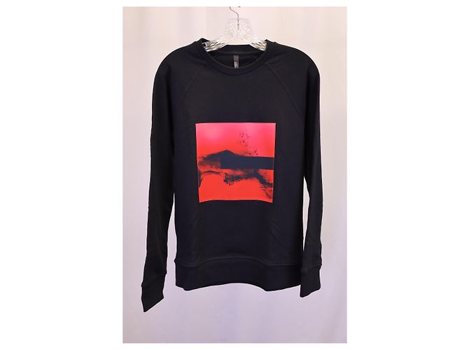Bedruckter Pullover aus schwarzer Baumwolle von Neil Barrett - Ansicht 4
