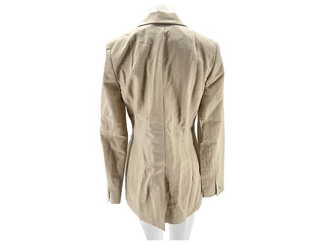 Sézane Jacken T.FR 42 Viskose Beige - Ansicht 2