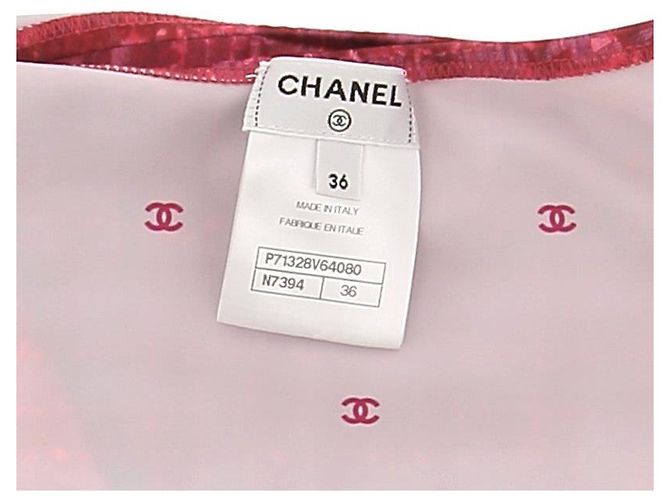 Chanel Badebekleidung T.FR 36 Polyester Pink - Ansicht 7