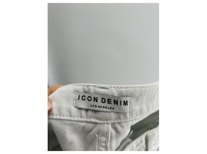 Autre Marque Jeans ICON T.US 26 Algodón Blanco - vista 3