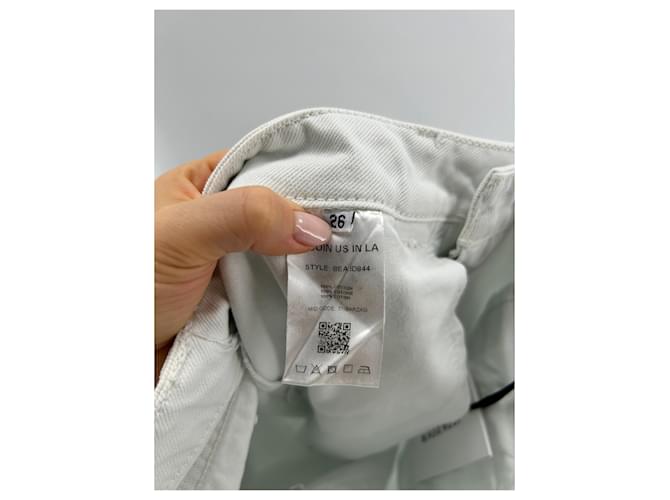 Autre Marque Jeans ICON T.US 26 Algodón Blanco - vista 4