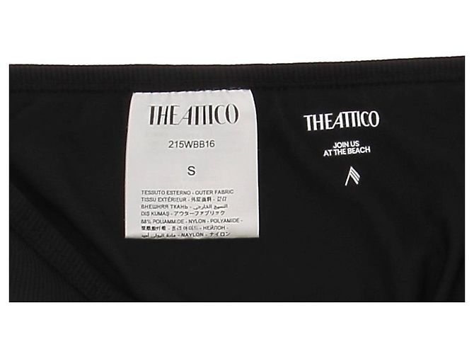 Attico Bademode T.International S Polyester Schwarz - Ansicht 6