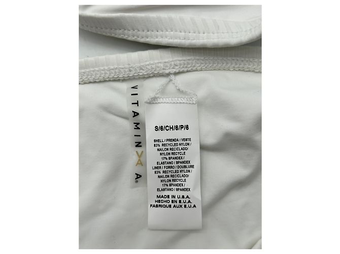 Autre Marque Badebekleidung aus Polyester T. International S Vitamin A Weiß - Ansicht 4