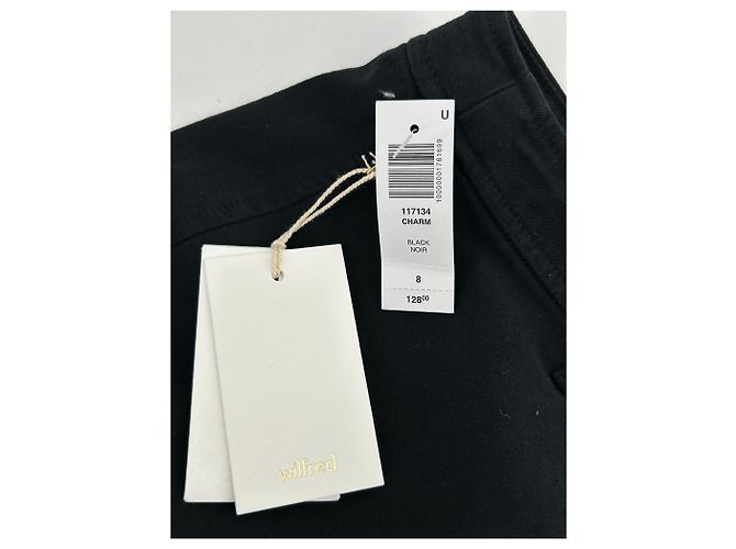 Autre Marque Falda Wilfred T.US 8 de algodón Negro - vista 3