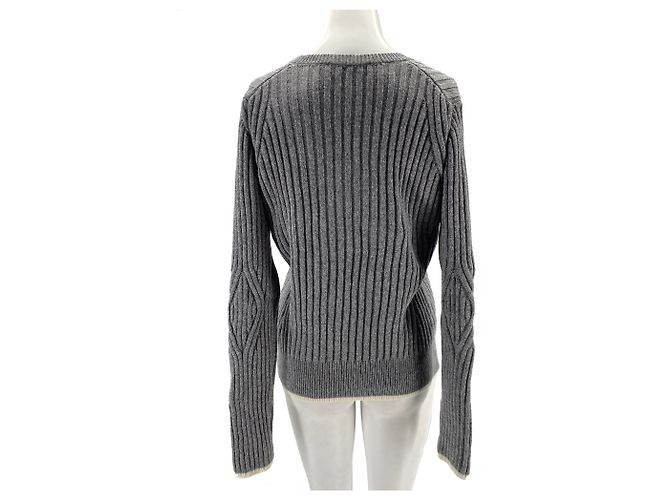 Autre Marque Falke Strickwaren T.International S Wolle Grau - Ansicht 2
