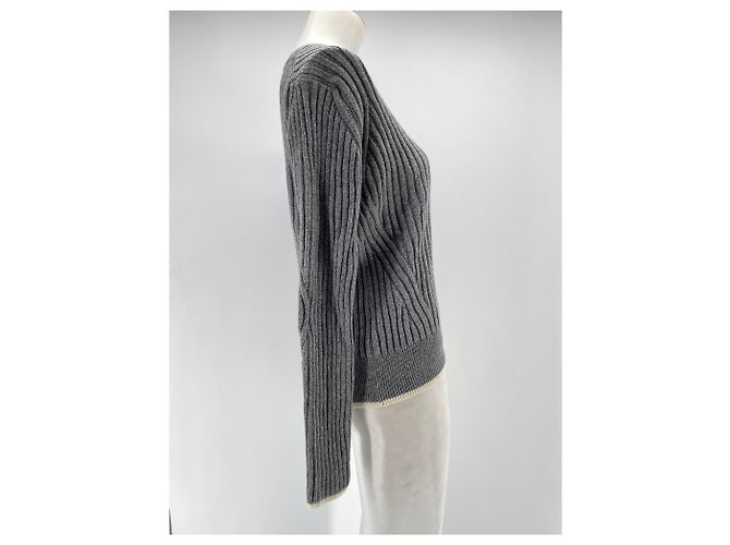 Autre Marque Falke Strickwaren T.International S Wolle Grau - Ansicht 3