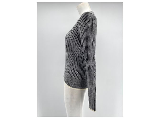 Autre Marque Falke Strickwaren T.International S Wolle Grau - Ansicht 4