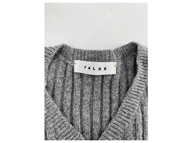 Autre Marque Falke Strickwaren T.International S Wolle Grau - Ansicht 5