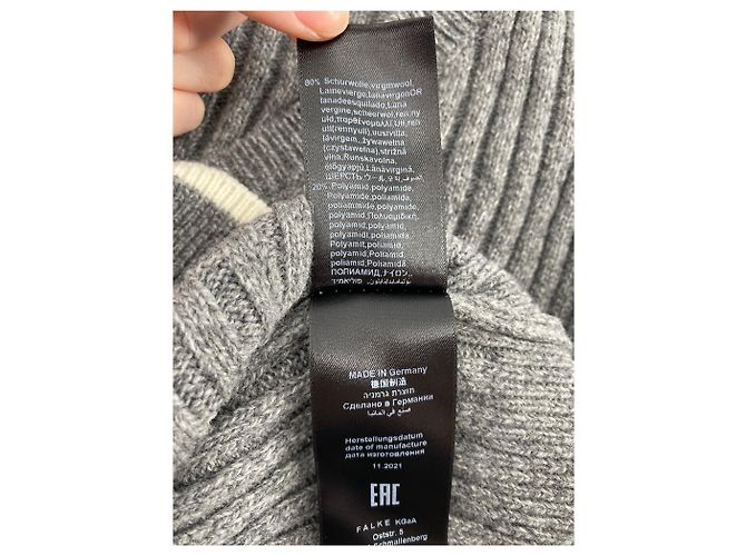 Autre Marque Falke Strickwaren T.International S Wolle Grau - Ansicht 7