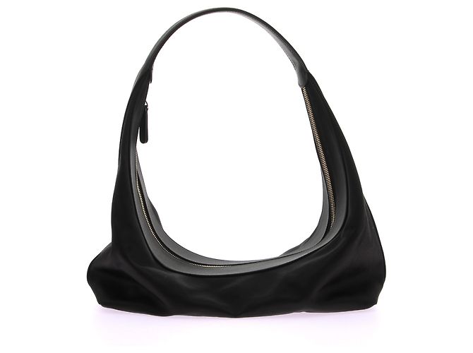 Autre Marque Borse Loulou studio T. Pelle Nero - vista 2