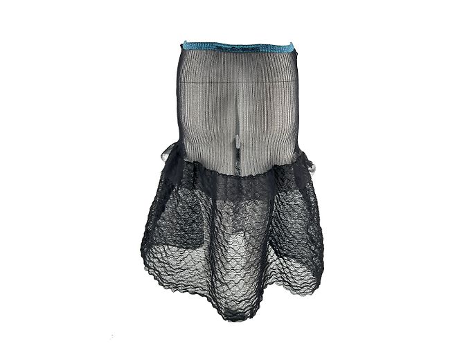 Autre Marque Nicht signiert / Unsignierte Röcke T.FR Einheitsgröße Polyester Schwarz - Ansicht 2